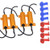 TUINCYN 4pcs 50W 8 ohm LED Load Resistors Fix Turn Signal Hyper Flash Headlight Bulb Fog Lamp Flash Canbus Error Decoder Capacitor Decoder Wire with 8pcs Quick Wire Clip