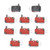 Yowming 10Pcs V-155-1C25 Micro Limit Switch Short Hinge Roller Momentary Self Reset Push Button SPDT Snap Action stroke limit switch