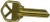 Kaba Ilco KW1-BR-250PK Blank Kwikset Key (250 Pack)