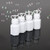 Fun Central 24 Pack - 0.6oz White Double Heart Bubbles Bottle for Wedding - Bubble Solution Refill for Kids