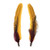 Zucker Feather (TM) - Pheasant-Hackle Feather Hat Trims Black/Fig/Marigold/Natural