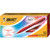 BIC BU3 Grip Retractable Ball Pen, Medium Point (1.0mm), Red, 12-Count