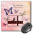 3dRose LLC 8 x 8 x 0.25 Inches Mouse Pad, Kindness Matters Butterflies- Inspirational Art (mp_99192_1)