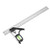 Wolfgo Engineering Scale-300mm 12inch Metal Adjustable Combination Right Angle Ruler Engineer Measuring Tool