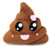 QSHOP Expression Q's 11x12 Pink Poop Poo Emoji Emoticon Cushion Pillow Brown Stuffed (Girl Pink Poo Face)