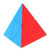 Willking Pyramorphix 2x2 Pyramid Cube Puzzle Pyraminx Speed Magic Cube Triangle Twit Toy (Stickerless)