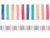 Watercolor Stripes Straight Border Trim