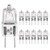 G8 Light Bulbs 20Watt 120Volt Halogen Light Bulb G8 Base Bi-Pin Shorter 1-1/4" (1.55") Length 20W T4 JCD Warm White Under Cabinet Puck Lighting Replacements,10Pack