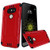 HR Wireless Carrying Case for LG G5 - Retail Packaging - Red/Black