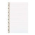 Office by Martha Stewart Discbound Junior Notebook Filler Paper, 50 Sheets, Gray (28869)