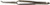 Squadron Products 4 1/2" Cross Action Curved Tweezer