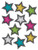 Teacher Created Resources Chalkboard Brights Stars Accents
