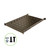 Navepoint 1U 19-Inch Fixed 4-Post Rack Mount Server Shelf With Adjustable Depth From 25 - 30' Black