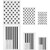Star Stencil 50 Stars American Flag Template and 2 in 1 USA Flag Stencil for Painting on Fabric, Paper, Wood, Wall, Multiple Use
