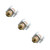 Dasunny 3Pcs Banana Keystone Jack Binding Post Keystone Inserts with Red Ring
