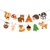 Packingmaster 12pcs Woodland Animals Banner Decoration for Woodland Garland Forest Theme Birthday Festival Party