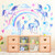 SELIEM Unicorn Wall Decals, Peel and Stick Unicorn Rainbow Vinyl Wall Stickers Removable Decals for Girls Bedroom Kids Room Nursery, Unicorn Wall Art Home Decorations Party Supplies