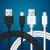 2 Pack Xbox One Controller Quick Charger Charging Cable, Micro USB 2.0 Data Sync Cord for Xbox One S/X Controller (Black White 6.6FT)