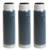 Aquatic Life Reverse Osmosis Deionization (RODI) 10' Color Indicating Mixed Bed DI Resin Cartridge 3-Pack. Filled with Resintech MBD-30-NG Nuclear Grade Mixed Bed Resin