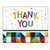 Creative Converting 25 Count Thank You Notes, Fractal Fun