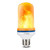 LED Flame Bulb, FTON LED Bulb Flicker Flame Effect Fire Light Bulbs Effect Simulated Decorative Light Atmosphere Lighting Smart 4 Lighting Modes E26 Base (Yellow-1pcs)