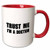 3dRose 195600_5 Trust Me I'M A Doctor Medical Medicine Or Phd Humor Funny Job Gift Mug, 11 oz, Red