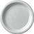 amscan Round Silver Luncheon Plastic Plates, 20 Ct. | Party Tableware