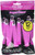 Gleaming Super Glow Stick Necklace Party Accessories, Pink, Plastic, 4", Pack of 12
