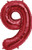 NorthStar 00123 Number 9 Foil Mylar Balloon 34" Red