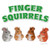 Archie McPhee Finger Squirrels - Finger Puppets
