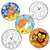 Baker Ross Woodland Animal Color in Window Ornaments, Arts and Crafts for Kids (Pack of 12)