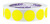 ChromaLabel 1 inch Removable Color-Code Dot Labels | 1,000/Roll (Yellow)
