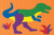 Lauri Crepe Rubber Puzzles - Tyrannosaurus