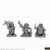 Reaper Miniatures Deep Gnome Warriors (3) #44060 Bones Black Unpainted Plastic