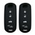 Coolbestda 2Pcs Rubber 4buttons Smart Key Fob Full Protector Remote Skin Cover Case Keyless Jacket for 2018 2017 Mazda CX-5 CX-7 CX-9 Mazda 3 6 MX-5 Miata Toyota Yaris Black