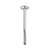Ceiling Mount Shower Arm and Escutcheon with 1/2-Inch NPT Thread (12', Polished Chrome)