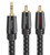 Pangea Audio Interconnect Cable 3.5mm to RCA (.6 Meter)