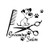 Kililaya Wall Decals Dog Grooming Salon Decal Vinyl Sticker Pet Shop Home Decor Art (DW0104)