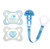 MAM Pacifiers and Baby Pacifier Clip, Baby Pacifier 0-6 Months and Baby Pacifier Clip, Best Pacifier for Breastfed Babies, I Love Mommy' Design Collection, Boy, 3-Count