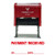 PAYMENT RECEIVED By Date Self Inking Rubber Stamp (Red Ink) - Large