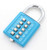 Digits Combination Lock Push-Button Anti-Rust and Weatherproof Combination Locks Padlock for Gym or Sports Locker, case, Toolbox, Fence, hasp Cabinet and Storage