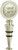 Thirstystone Wine Stopper, Wine Not?, Silver