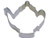 CybrTrayd R&M Teapot Tinplated Steel Cookie Cutter, 3.75-Inch, Silver, Bulk Lot of 12