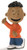 Schleich Peanuts Franklin Figure