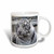 3dRose White Tiger Mug, 15-Ounce