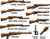 BrickArms WWI Trench Pack for Minifigures- Lego Compatible Weapons- 10 pcs