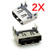 Mustpoint 2X HDMI Port Socket Interface Connector Replacement for Sony Playstation 4 PS4