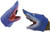 Novelty Treasures Blue Stretchy Soft Shark Hand Puppet (2 Pack)