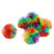WeFidget 10 Pack 2.4" Stringy Balls, Great Sensory Toy, Bouncy Ball, Fun Party Favor, Monkey Stringy Balls (Multicolored)