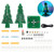WHDTS RGB LED Flashing Christmas Tree DIY Kits Electronics Soldering Colorful 3D Xmas Tree DIY Module Funny Kits 1.6mm PCB Board for Soldering Practice Learning